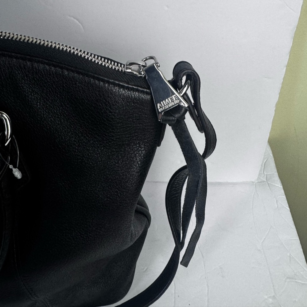 Aimee Kestenberg NEW Leather Reese Dome Tassel Satchel Crossbody Shoulder Bag - Picture 4 of 16